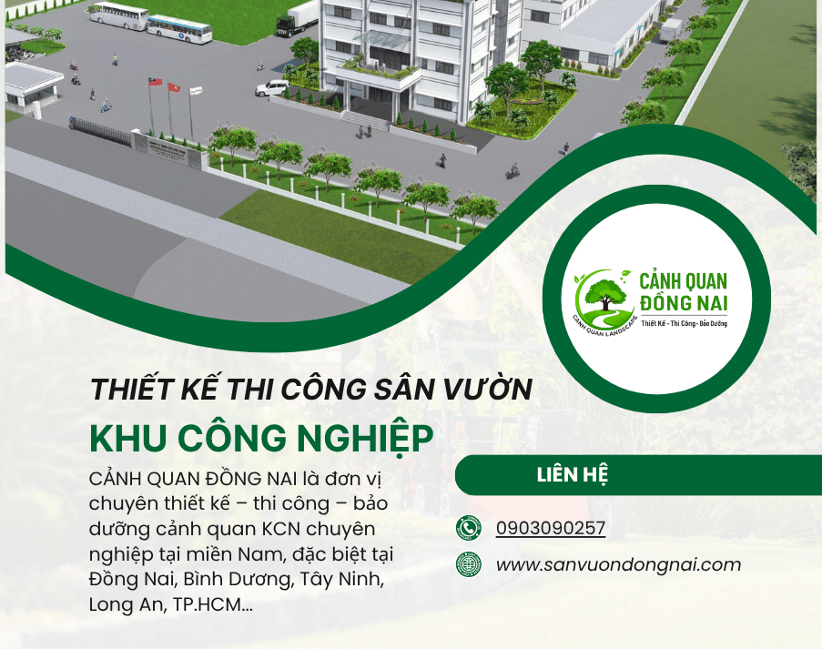 Thiết kế cảnh quan kcn 1