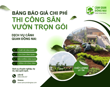 Chi phí thi công sân vườn trọn gói | Báo giá & giải pháp thi công chuyên nghiệp