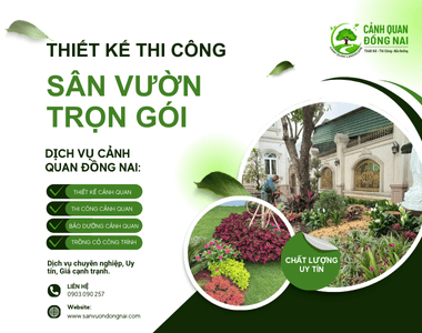 Thiết kế thi công sân vườn
