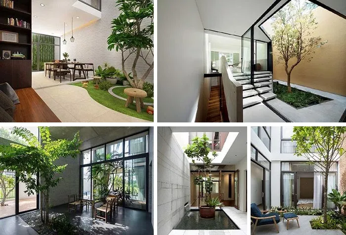 tiểu cảnh sân vườn trong nhà1