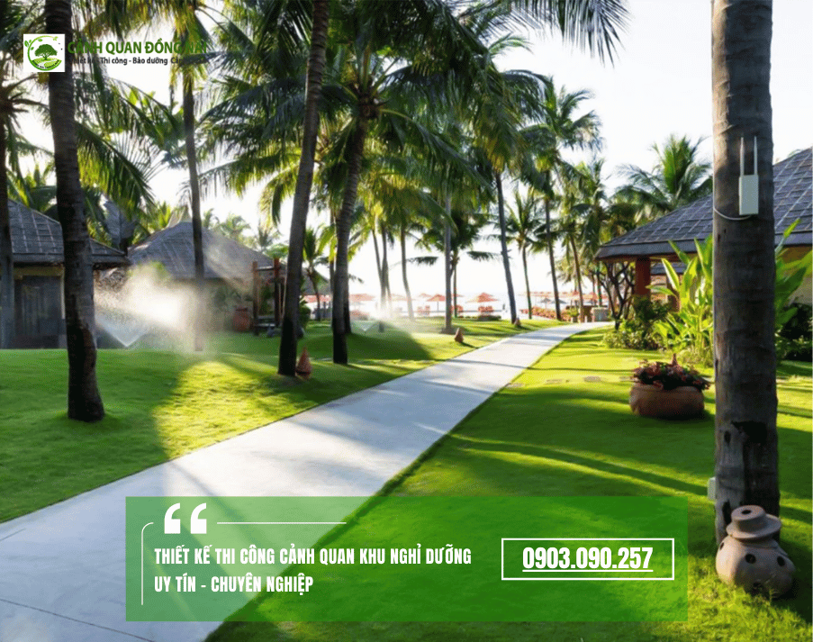 Thiết kế thi công cảnh quan nghỉ dưỡng 1